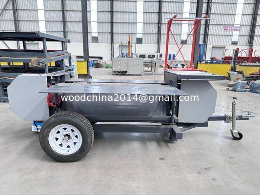 Mobile Wood Pallet Dismantling Sawmill Wood Tray Pallet Cutting Splitting Recycling Machine