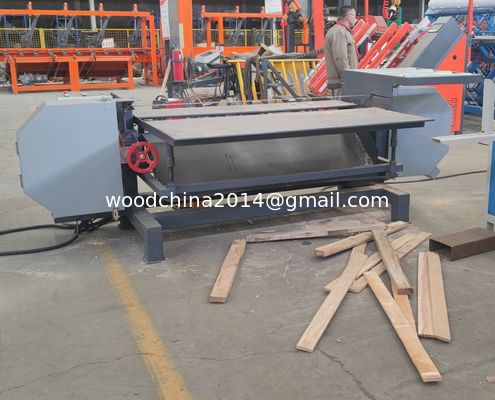 Mobile Wood Pallet Dismantling Sawmill Wood Tray Pallet Cutting Splitting Recycling Machine