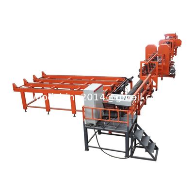 Log Cutting Band Sawmill Twin Vertical Band Saw Machine Twin Bandsaw Sawmill Line