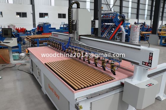 MDF Wall Panel Ceiling Sound Proof Customized 2400-3000mm Acoustic Panel Nailing Machine