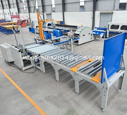 Fully Automatic Stacker Wood Timber Stacking Machine For Wood Length Customized