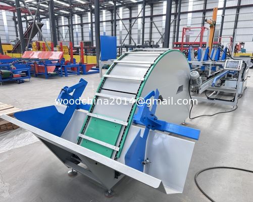 Fully Automatic Stacker Wood Timber Stacking Machine For Wood Length Customized
