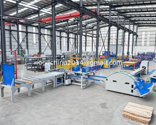 Wood Planks Timber Stacking Machine Automatic Pallet Wood Boards Conveying Stacker Machine