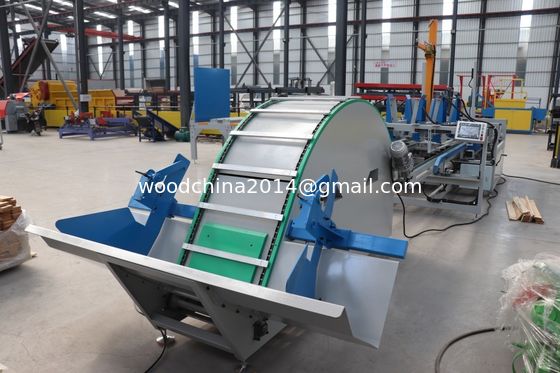 Wood Planks Timber Stacking Machine Automatic Pallet Wood Boards Conveying Stacker Machine