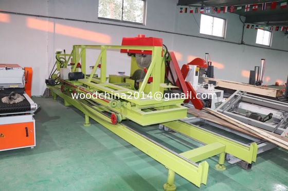 Auto feeding 4 shaft Circular Sawmill Sawing mill machine with Sports Car