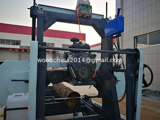 Gasoline portable wood saw mill, Portable Wood Band Saw Automatic Sawmill For Sale