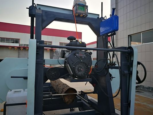 Hydraulic Horizontal Band Sawmill with Petrol/Diesel engine Powered