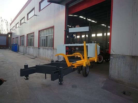 Hydraulic Horizontal Band Sawmill with Petrol/Diesel engine Powered