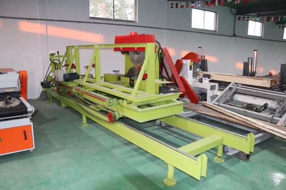 Log Cutting 4 Blade Sliding Table Saw Circular Saw Machine with auto feeding