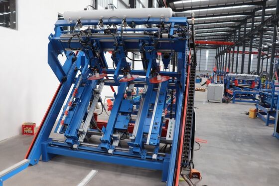 Automatic Wood Pallet Nailing Machine Production Line 2400x1200mm Pallet Making Equipment for Industrial Plants