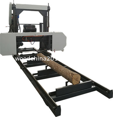 Wood portable sawmill band sawing machine,  wood working Diesel band saw mills