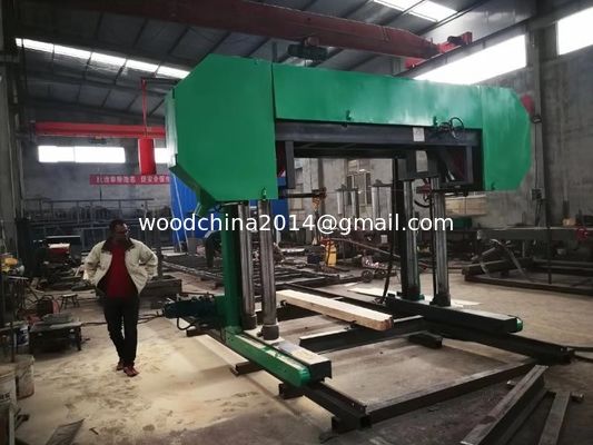 55 KW Electric Powered 100 " Heavy Duty Large Wood Cutting Band Saw Sawmill Machine