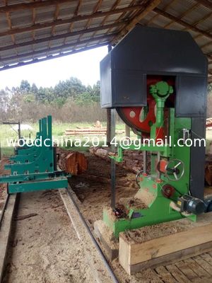 MJ3310 Vertical wood cutting band saw, log sawing sawmill machine with CNC Carriage