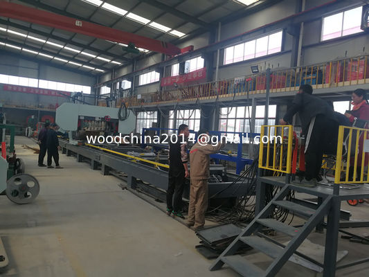 Hydraulic Horizontal Log Band Saw Big Automatic Wood Sawmill For Sawing Wood