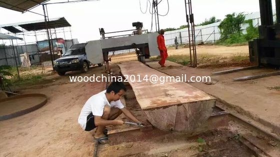 MJ2500 Large Scale Horizontal Bandsaw Machine Log Cutting Band Sawmill For Sale