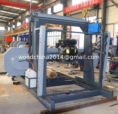 Portable Diesel Sawmill Horizontal Band Saw Mill With Good Price