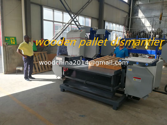 Wood Pallet Dismantling Sawmill Pallet Band Saw Dismantler for pallet recycling