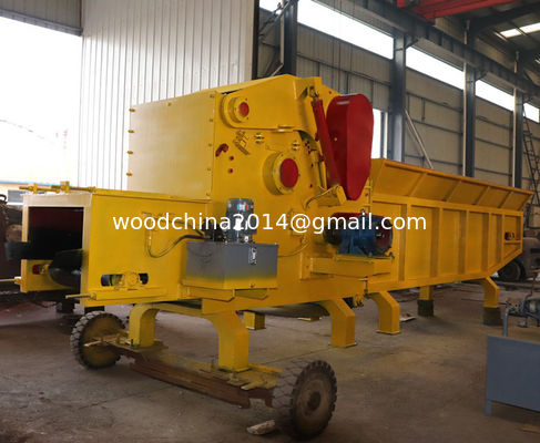 wood chipping machine/wood chipper shredder for sale, nail wooden pallet crusher shredder machine