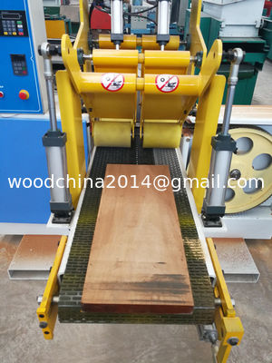Woodworking Horizontal Band Resaw Machine With Return Conveyor Belt
