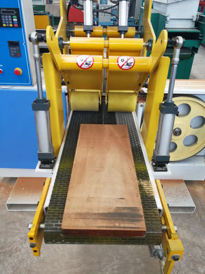 Woodworking Horizontal Band Resaw Machine With Return Conveyor Belt