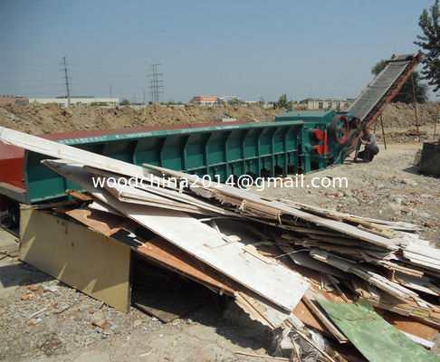 12 Meters Outlet Conveyor Length Wood Crusher for Large-Scale Production Needs