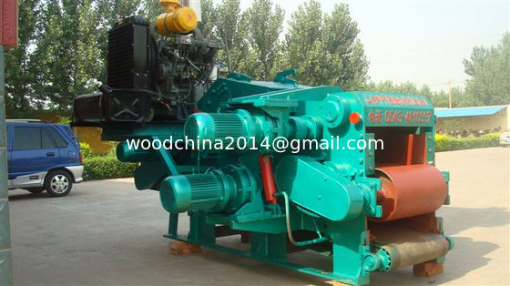 12 Meters Outlet Conveyor Length Wood Crusher for Large-Scale Production Needs