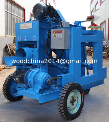 Round logs stripping machine / wood debarker / log skin peeling machine