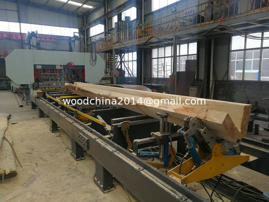 Hydraulic timber cutting automatic wood band sawmill machine, big Industrial Band Saw