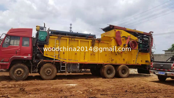 Diesel Wood Chipper Shredder Machine For Malaysia/Mobile Hardwood Crusher with 400HP engine
