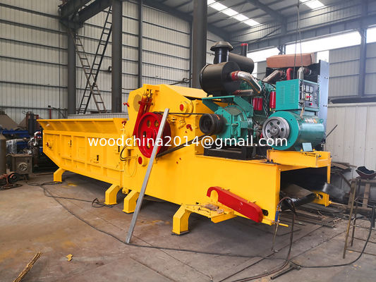 Diesel Wood Chipper Shredder Machine For Malaysia/Mobile Hardwood Crusher with 400HP engine