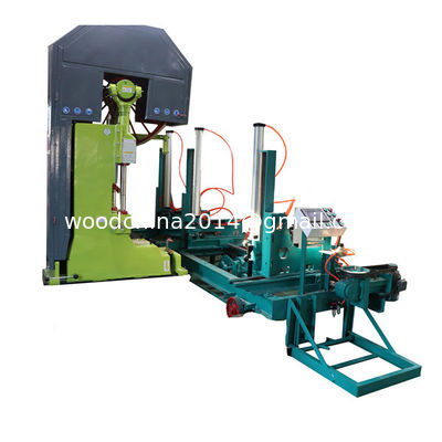MJ3310 42'' woodworking vertical log band saw with CNC Automatic Log trolly