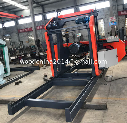 30KW Wood Portable Sawmill Lumber Mill Bandsaw With Carbide Blade