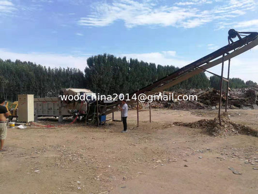 Big capacity Wooden Pallet Crusher Machine with Nails /Wood chipper Price