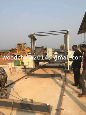 large wood bandsaw machine / large bandsaw horizontal Bandsaw, Log cutting band sawmill