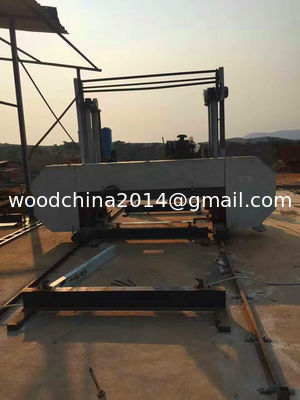 Woodworking Large Bandsaw Mill Horizontal Diesel Band Saw Sawmill