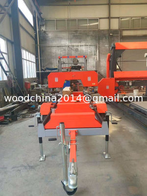 SW26G Portable Band Saw Mill Wood Cutting Portable Band Saw For Logs
