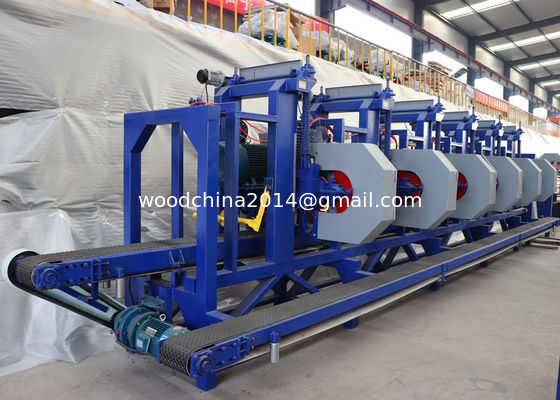 Horizontal Resaw Band Sawmill Multiple blade Wood Saw Machine in hot selling