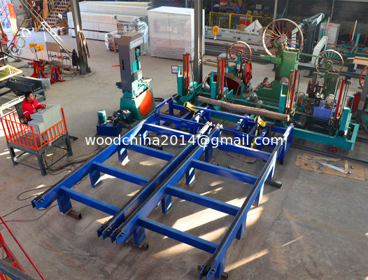 Diameter 1000mm Vertical Band Sawmill Timber Cutting Machine Vertical Bandsaw Mill with CNC Log carriage