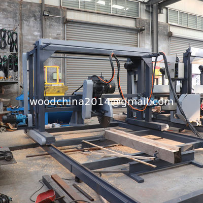 Lumber Portable Double Blade Circular Saw Mill, Automatic Circular Sawmill Machines with electric inverter