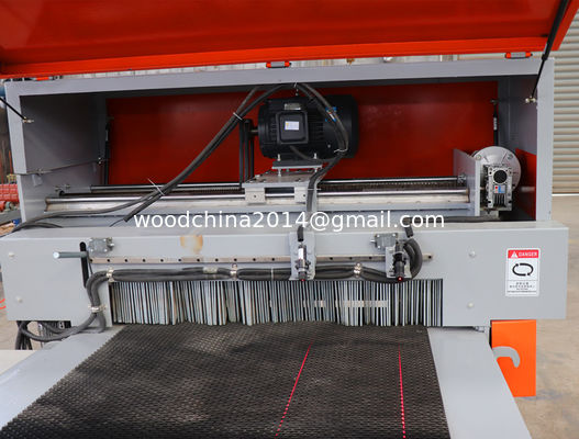 Twin Blade Board Edger Circular Sawmill With Infrared Light For Positioning