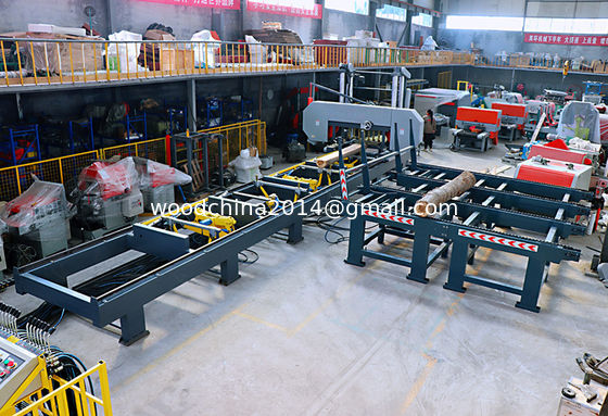 hydraulic automatic cnc bandsaw machine, band saw mills, cutting board wood