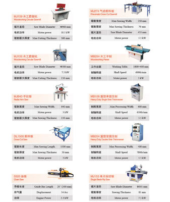 Power Circular Blade TableSaw Machines with tungsten carbide tipped circular saw blade