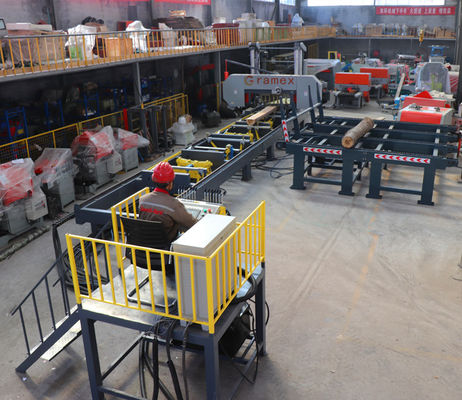 Automatic Hydraulic Band Saw Mill Big Log Cutting Portable Horizontal Large For Sale