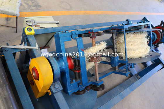 Wood Rope Making machine for wood wool fire rope, Wood Wool Machine for sound insulation board