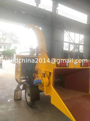 Wood Chipper processing Machine Wood Crusher Price, Diesel Crusher with wheels for wood branches