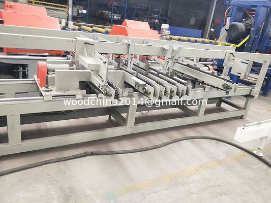 Wood Cutting Off Circular Sawmill, Multiple Heads Wood Slasher Saw Machine