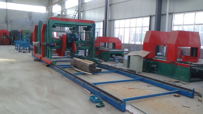 6meters Log Cutting Double Blades Angle Circular Saw sawmill Machines with electric inverter
